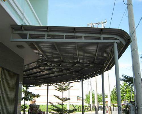 làm mái che bằng tôn